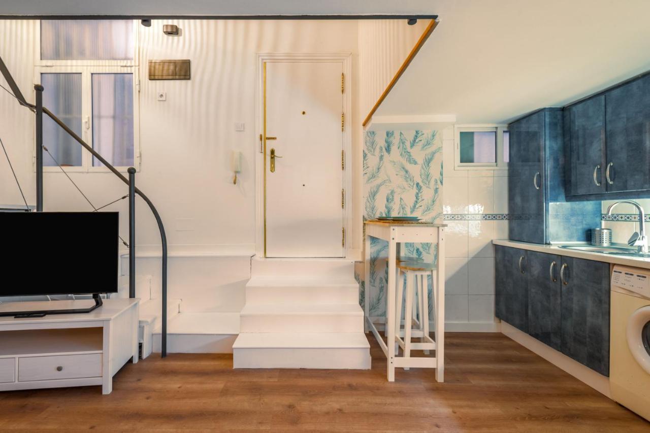 1 Bedroom 1 Bathroom Furnished - Lavapies - Duplex Madrid Buitenkant foto