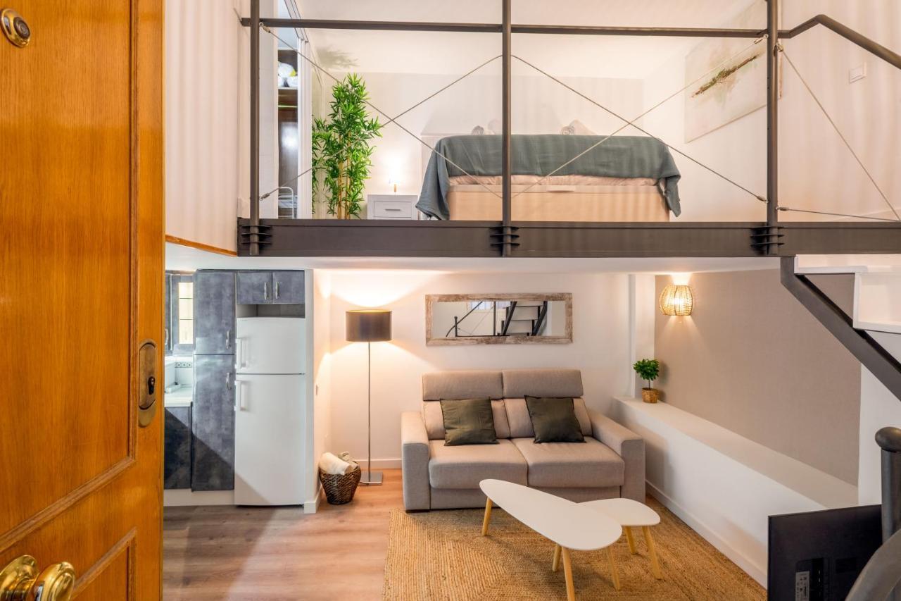 1 Bedroom 1 Bathroom Furnished - Lavapies - Duplex Madrid Buitenkant foto